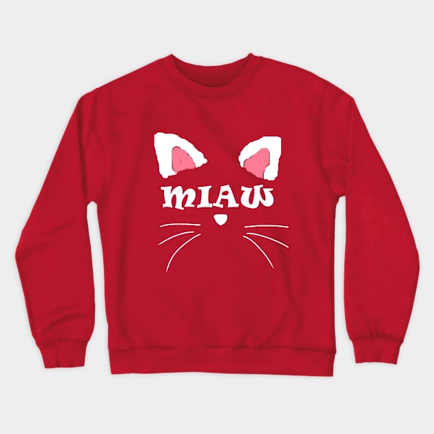 Miaw Crewneck Sweatshirt by loulousworld